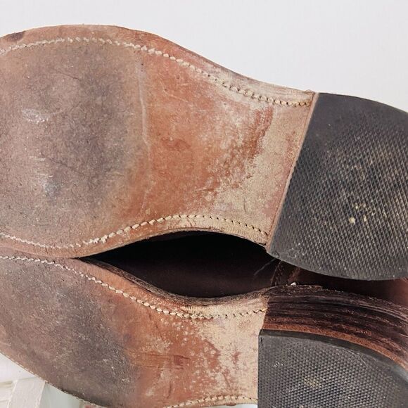 FRYE Mens Campus Boots 2J06008 Brown Leather Pull On 9.5 D Made In USA main image 7